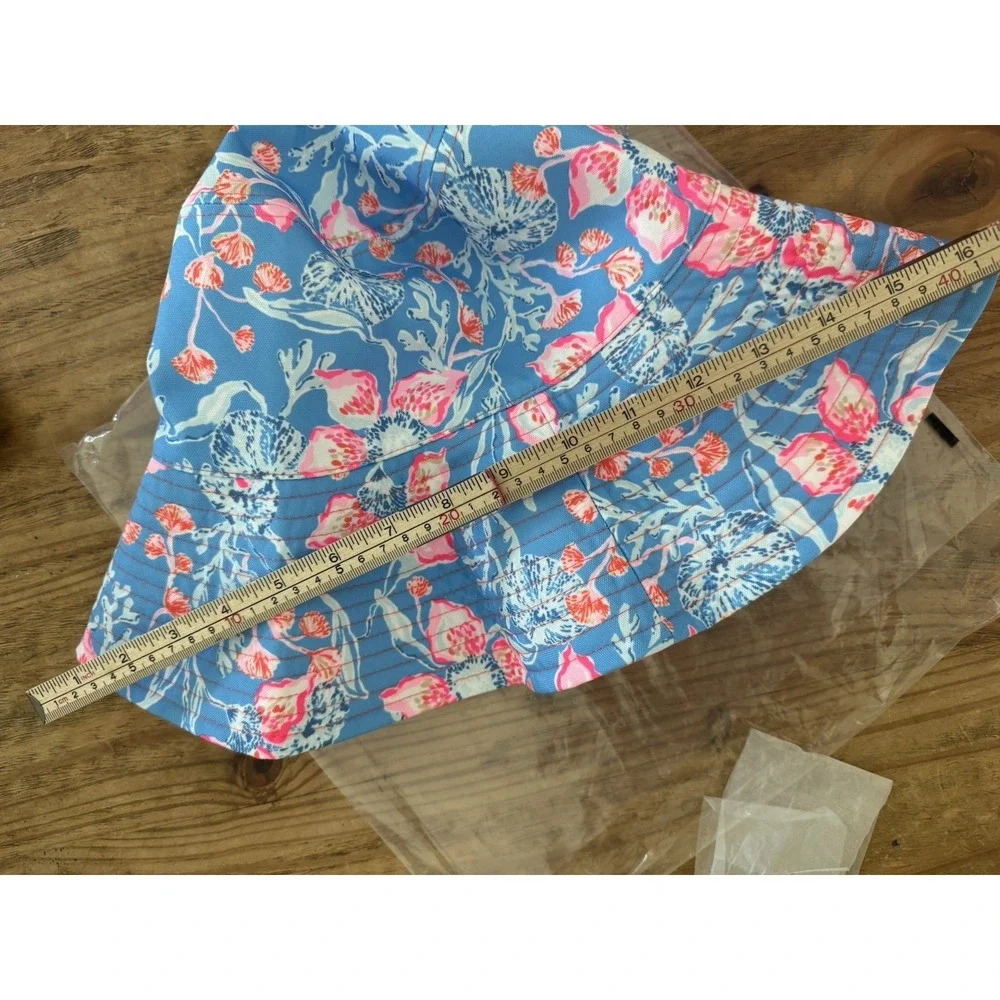 Lilly Pulitzer UPF 50+ Reversible Sun Hat in the Bahamian Rhapsody One Size NWT